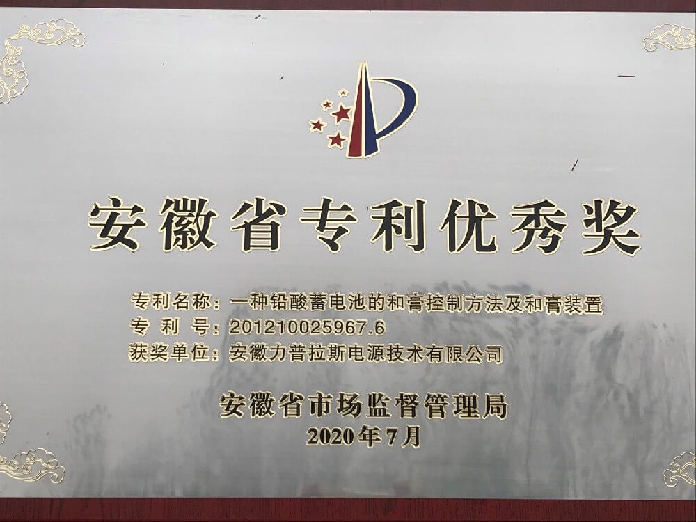 安徽力普拉斯再獲安徽省專(zhuān)利優(yōu)秀獎(jiǎng)